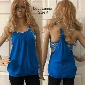 Lululemon Blue No Limits Tank